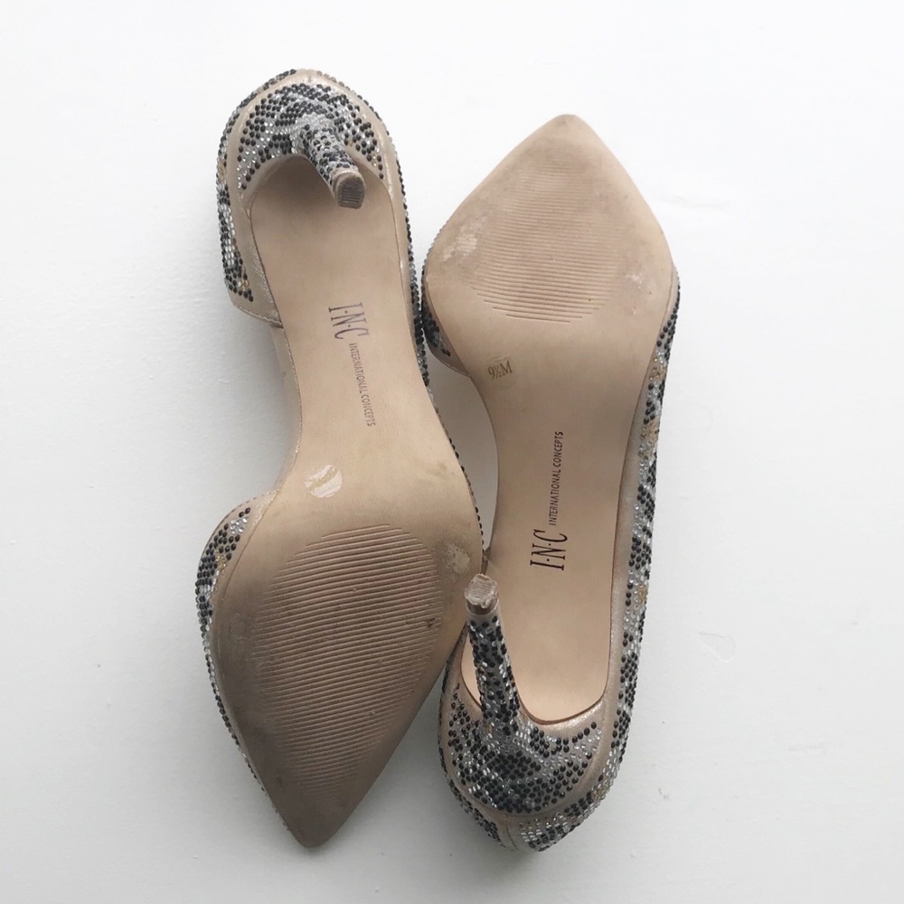 INC Zitah Rhinestone Pointed Toe Pumps - Picture 6 of 7